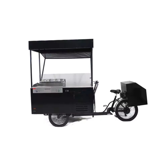 CAEL’s Mobile BBQ food cart bike