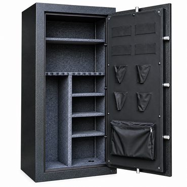 CAEL Heavy-Duty 23-Gun Fireproof Steel Safe Cabinet – T592418