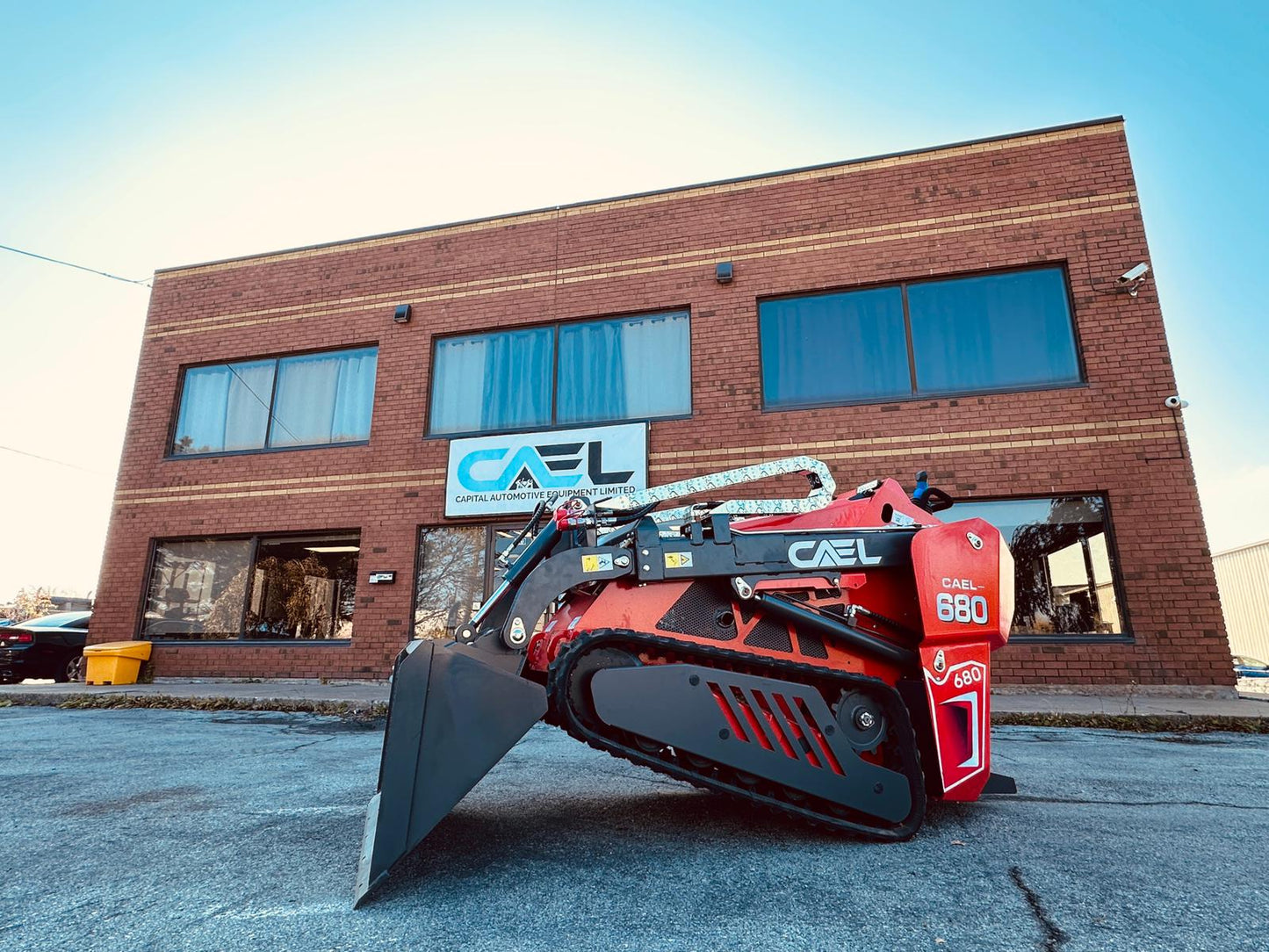 CAEL 680S Skid Steer With Kubota Engine Telescopic Boom