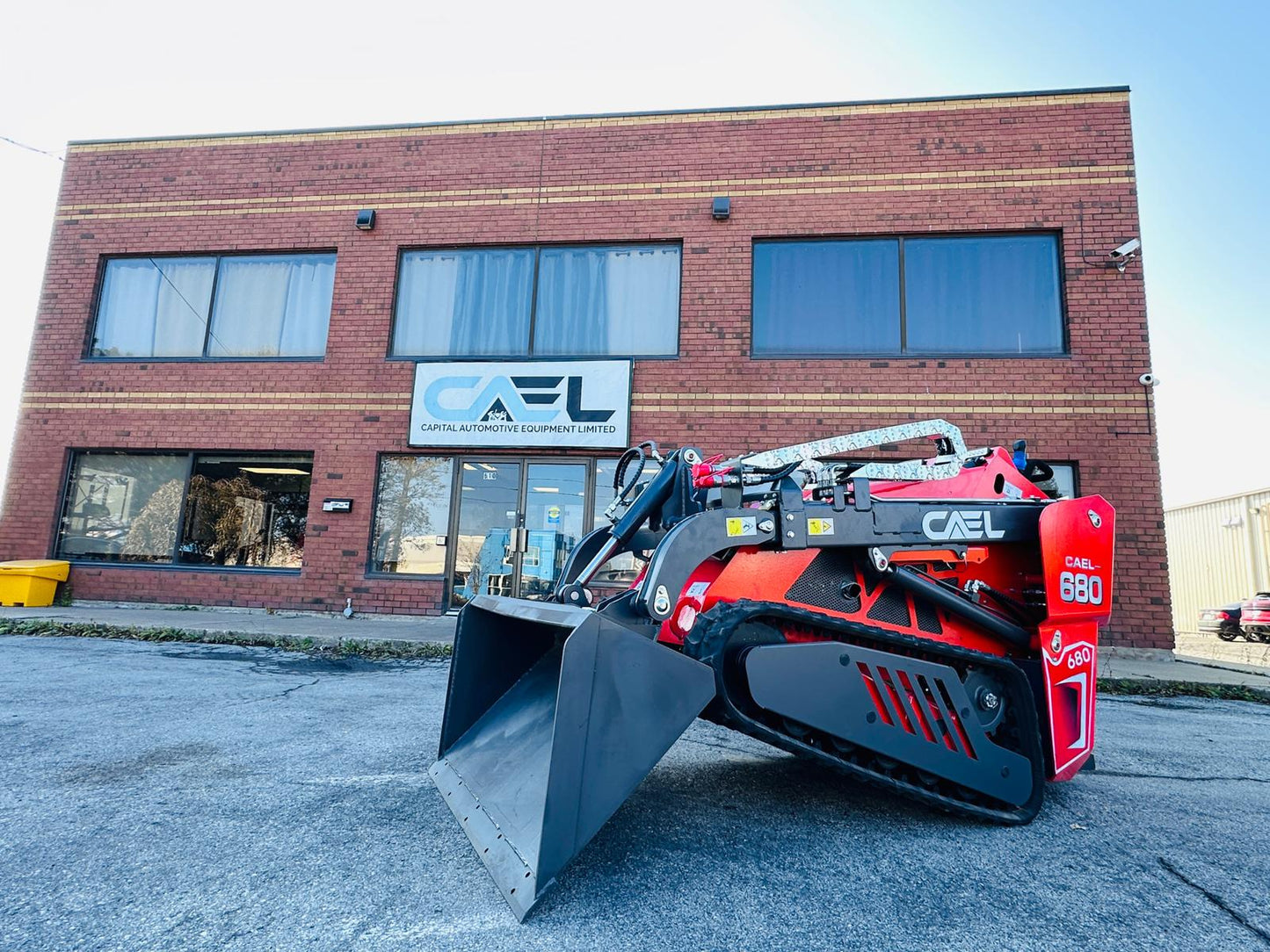 CAEL 680S Skid Steer With Kubota Engine Telescopic Boom