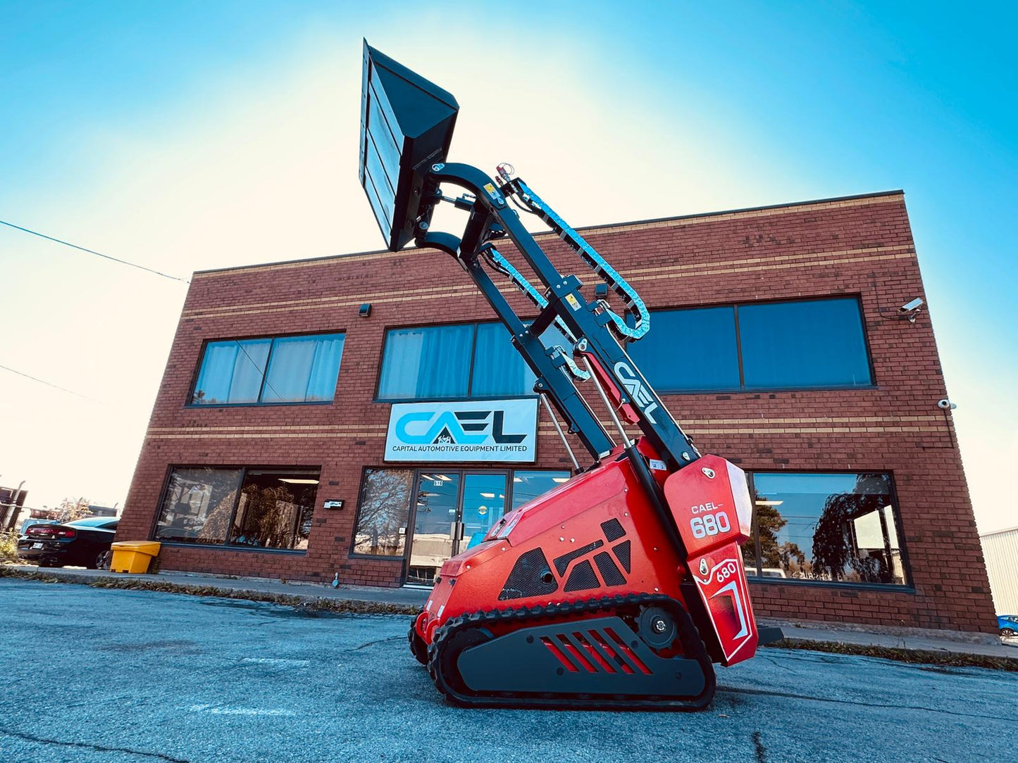 CAEL 680S Skid Steer With Kubota Engine Telescopic Boom