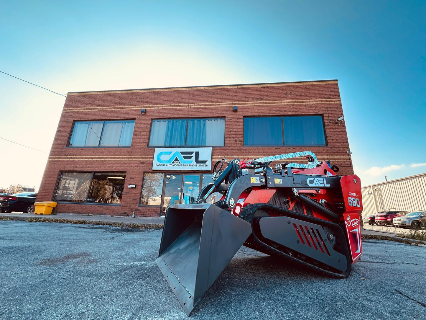 CAEL 680S Skid Steer With Kubota Engine Telescopic Boom