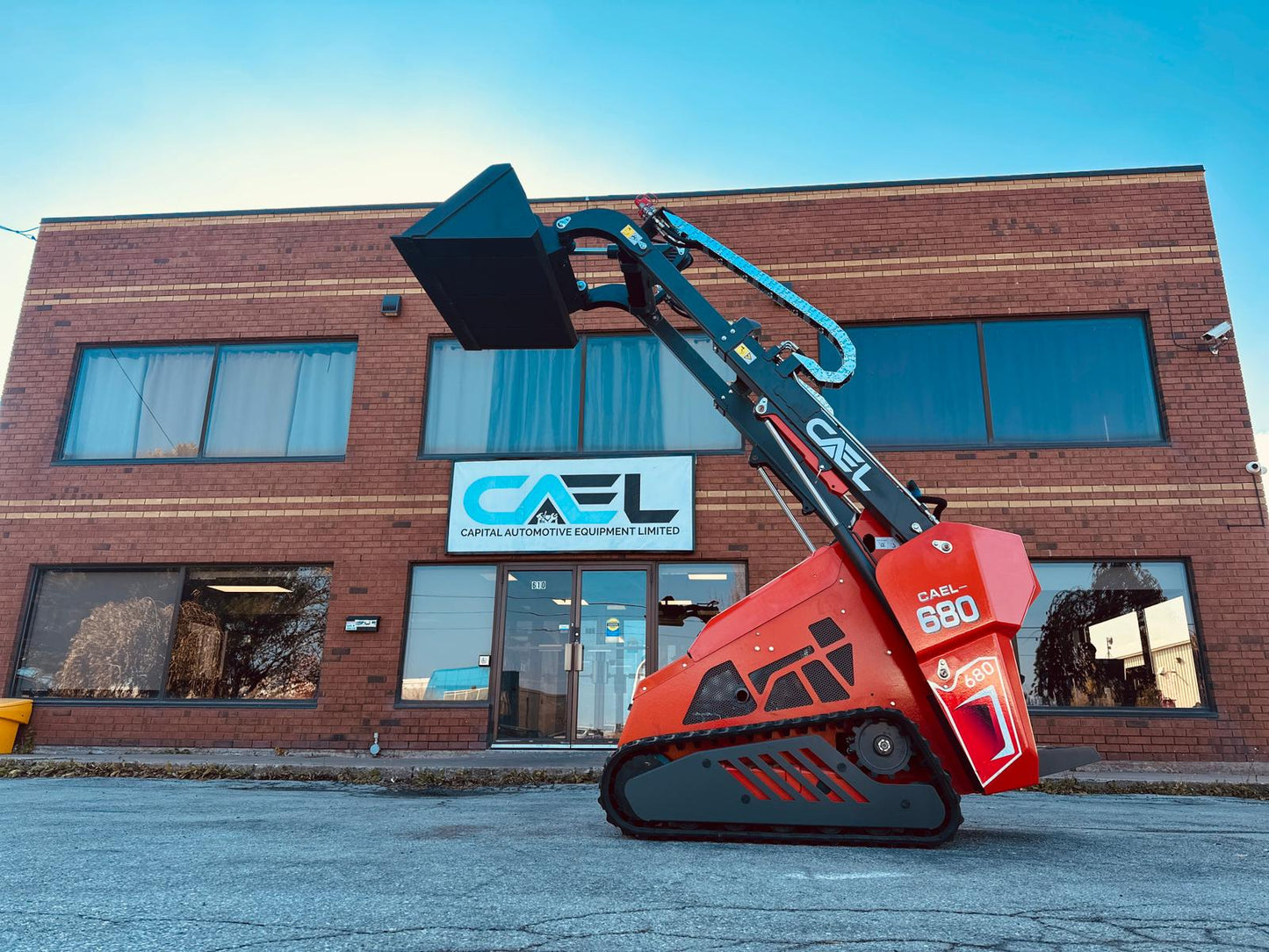 CAEL 680S Skid Steer With Kubota Engine Telescopic Boom