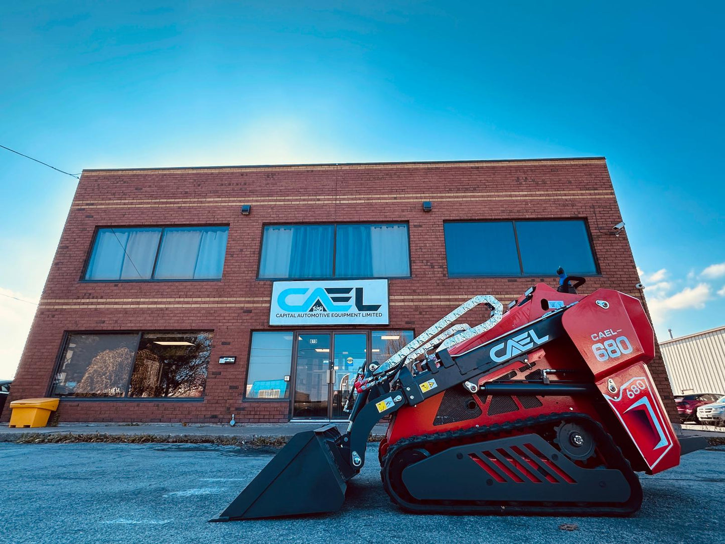 CAEL 680S Skid Steer With Kubota Engine Telescopic Boom