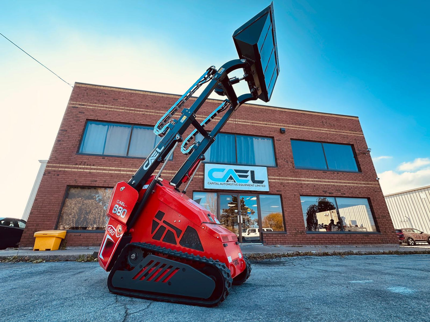 CAEL 680S Skid Steer With Kubota Engine Telescopic Boom