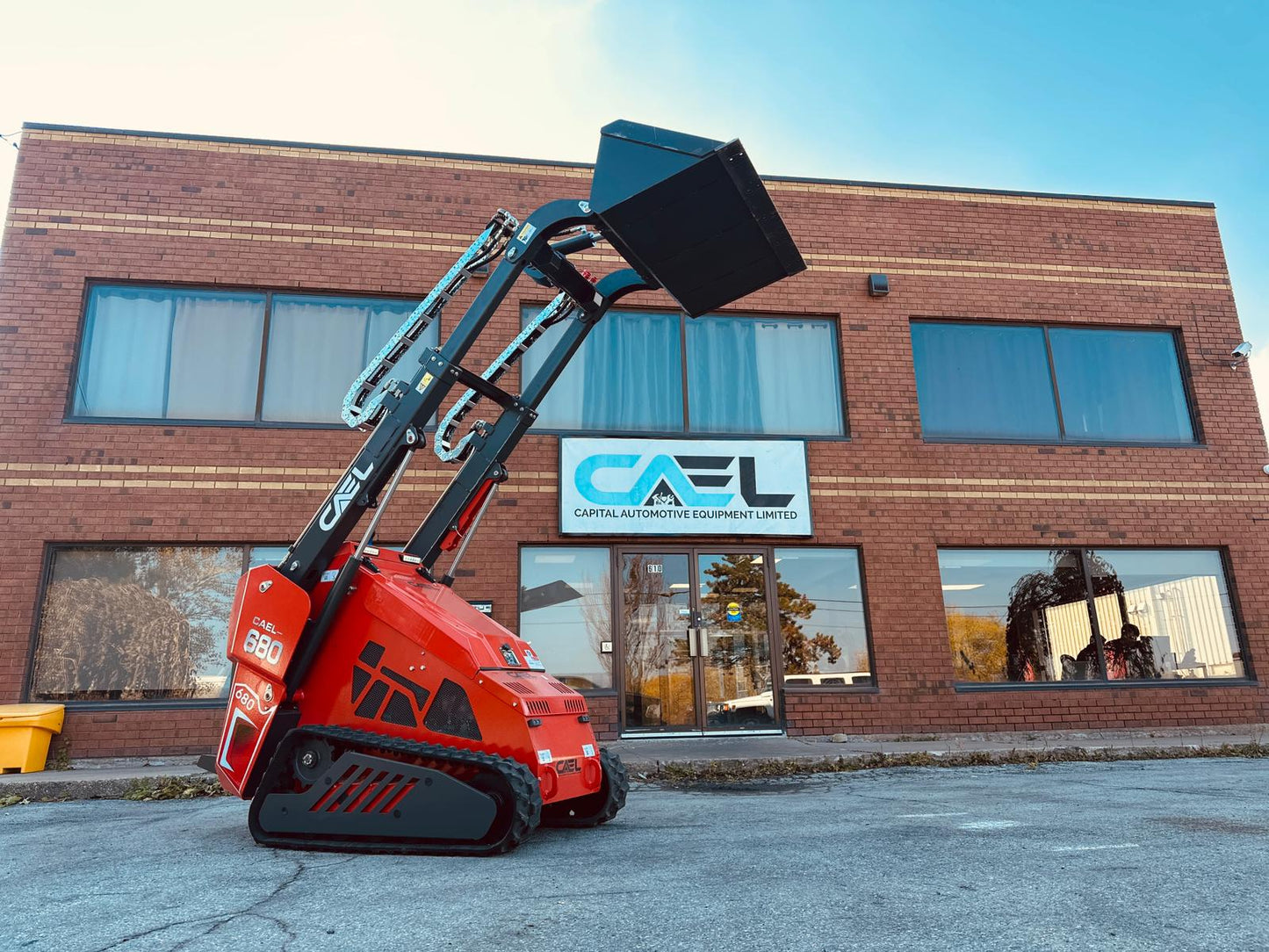 CAEL 680S Skid Steer With Kubota Engine Telescopic Boom