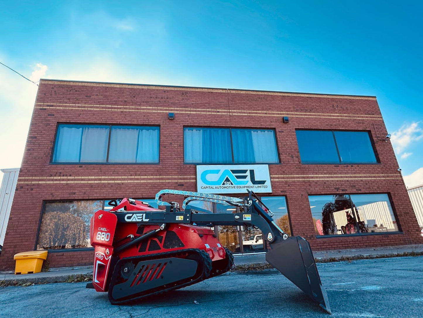 CAEL 680S Skid Steer With Kubota Engine Telescopic Boom