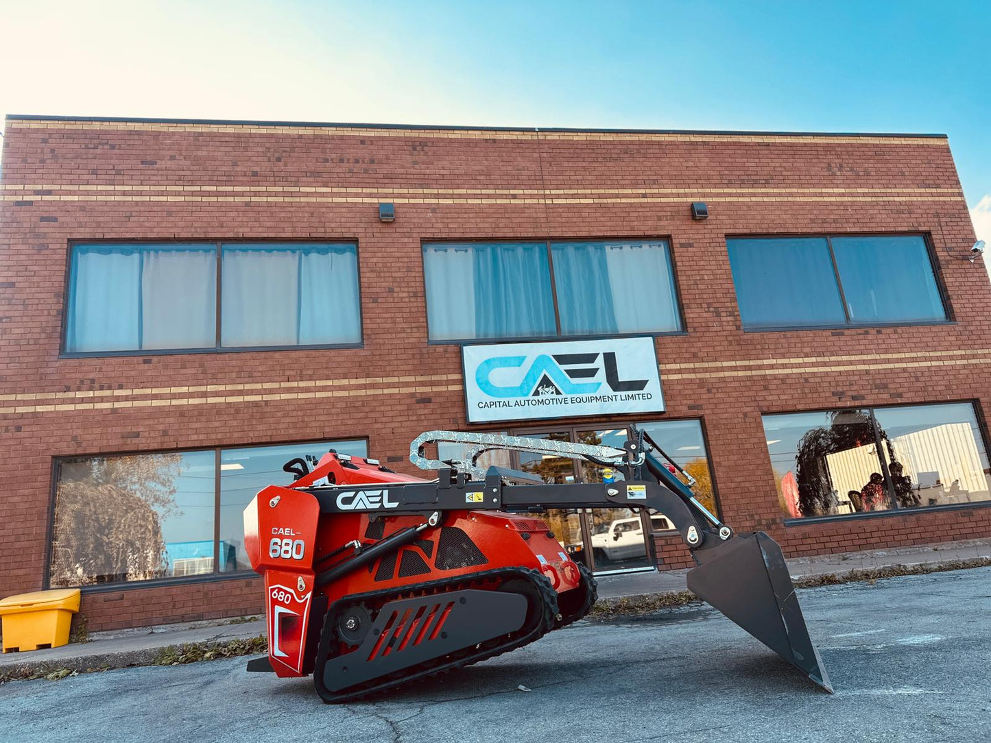 CAEL 680S Skid Steer With Kubota Engine Telescopic Boom