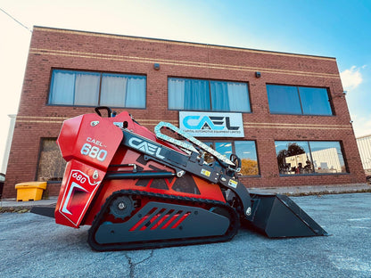 CAEL 680S Skid Steer With Kubota Engine Telescopic Boom