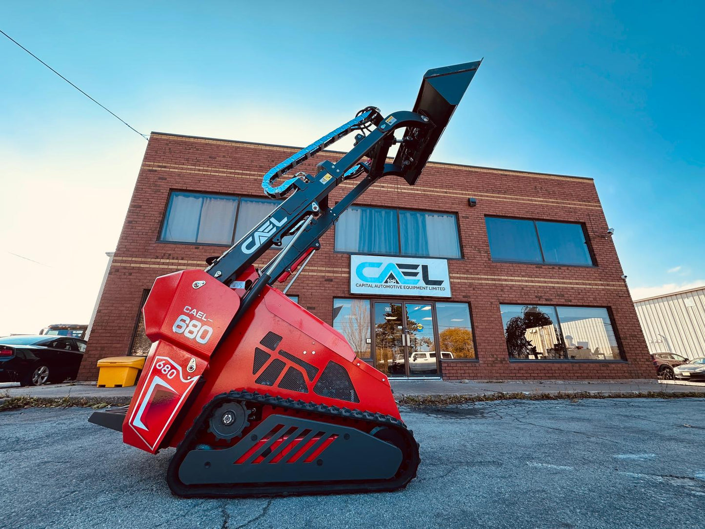 CAEL 680S Skid Steer With Kubota Engine Telescopic Boom