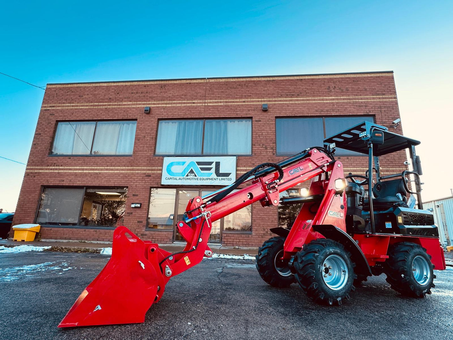 Mini Wheel Loader with Kubota engine Telescopic Boom CAEL906