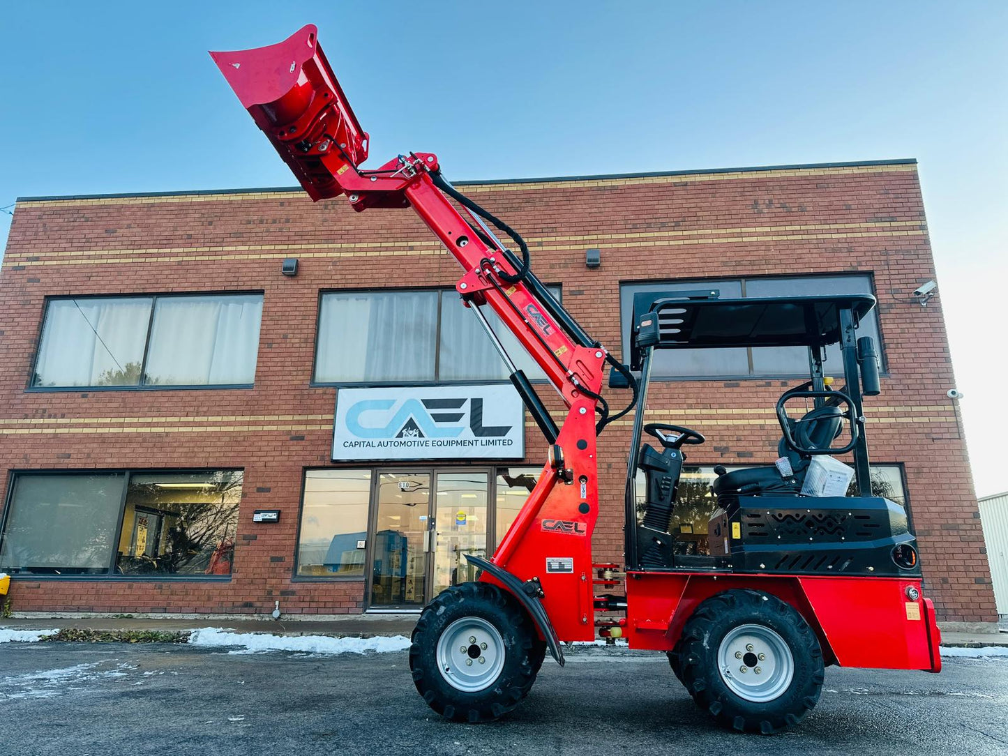 Mini Wheel Loader with Kubota engine Telescopic Boom CAEL906