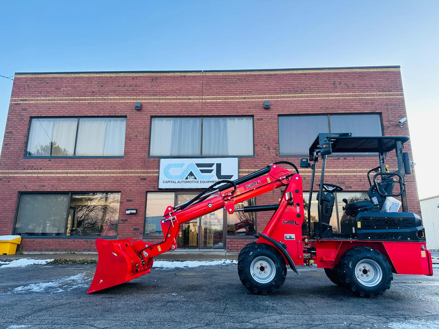 Mini Wheel Loader with Kubota engine Telescopic Boom CAEL906