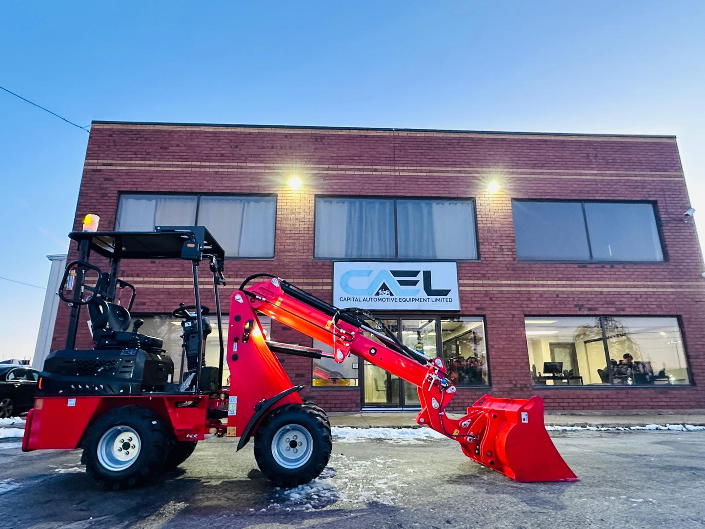 Mini Wheel Loader with Kubota engine Telescopic Boom CAEL906