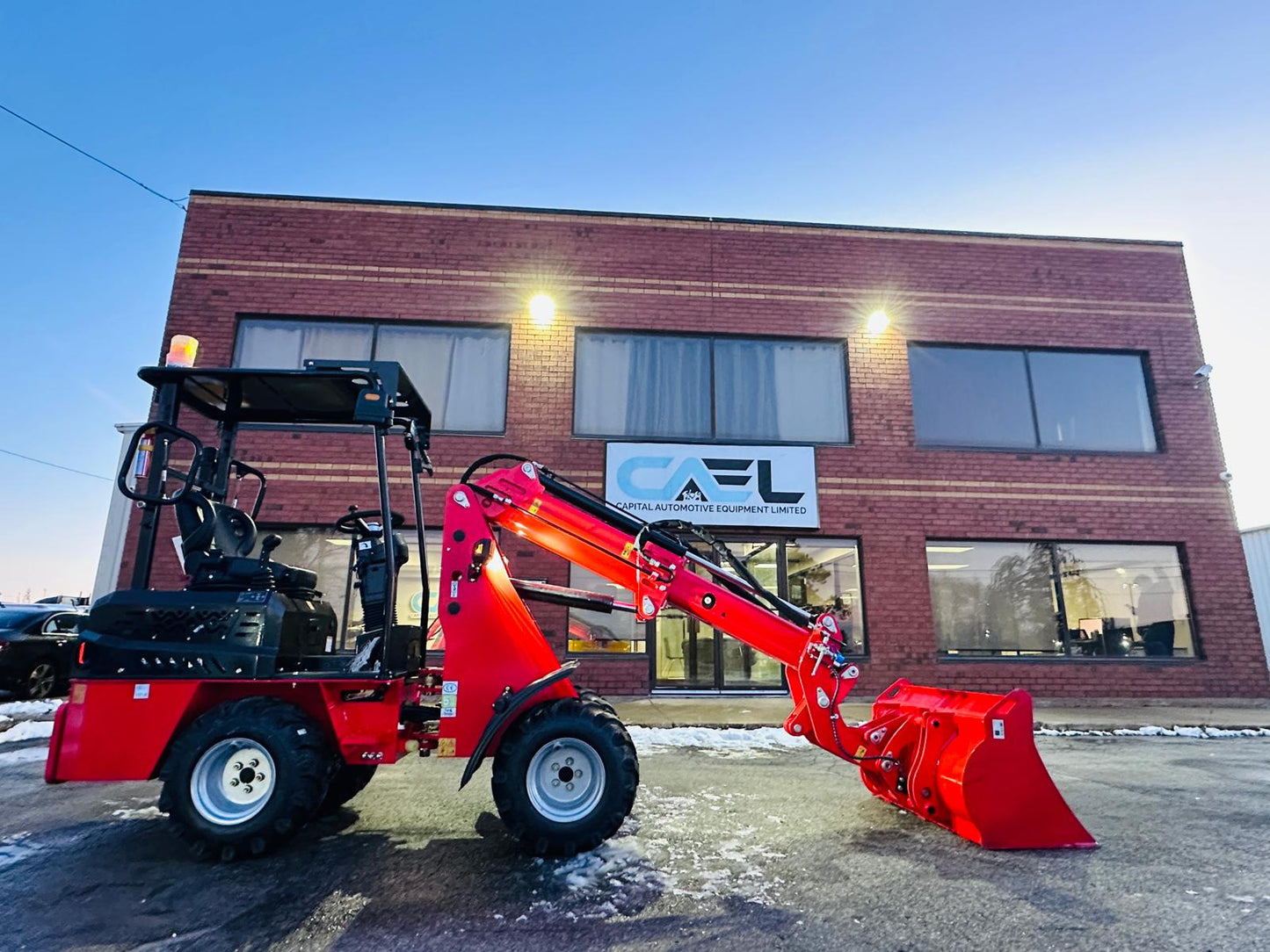Mini Wheel Loader with Kubota engine Telescopic Boom CAEL906