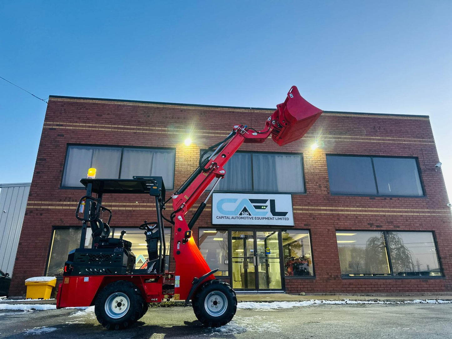 Mini Wheel Loader with Kubota engine Telescopic Boom CAEL906