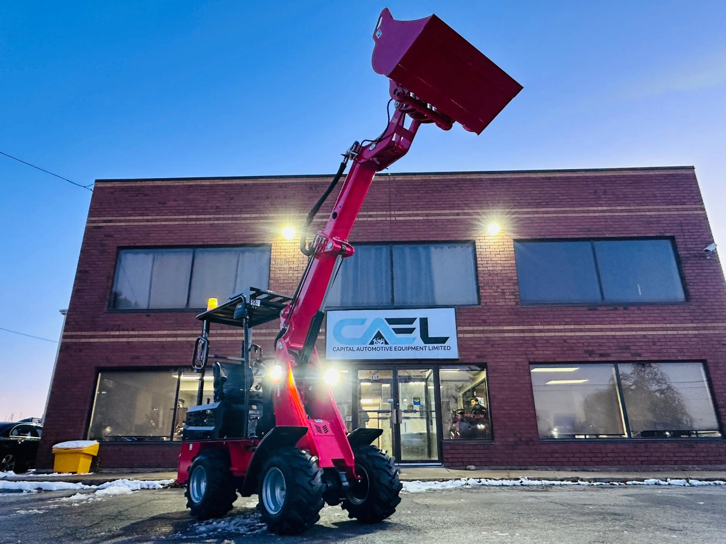 Mini Wheel Loader with Kubota engine Telescopic Boom CAEL906