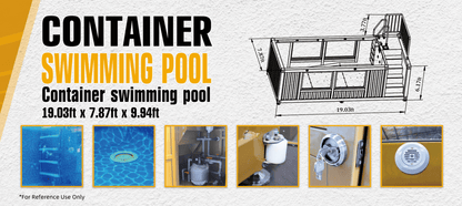 Cael 20 FT & 40 FT Shipping Container Swimming Pools – USA Standard Luxury Pools