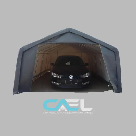 Peak shape single truss 12' wide 20' length 9' height