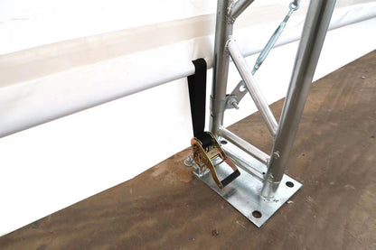 Peak Shape Double Truss 50′ Wide 23′ Height 80′ Length