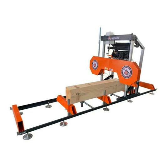 Portable Sawmill Powered by Kohler 14 HP Engine with 31-in Cutting Capacity