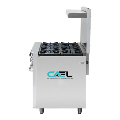 Commercial 6 Stove Gas Range Cooker with Gas Oven for Restaurant (RGR36)