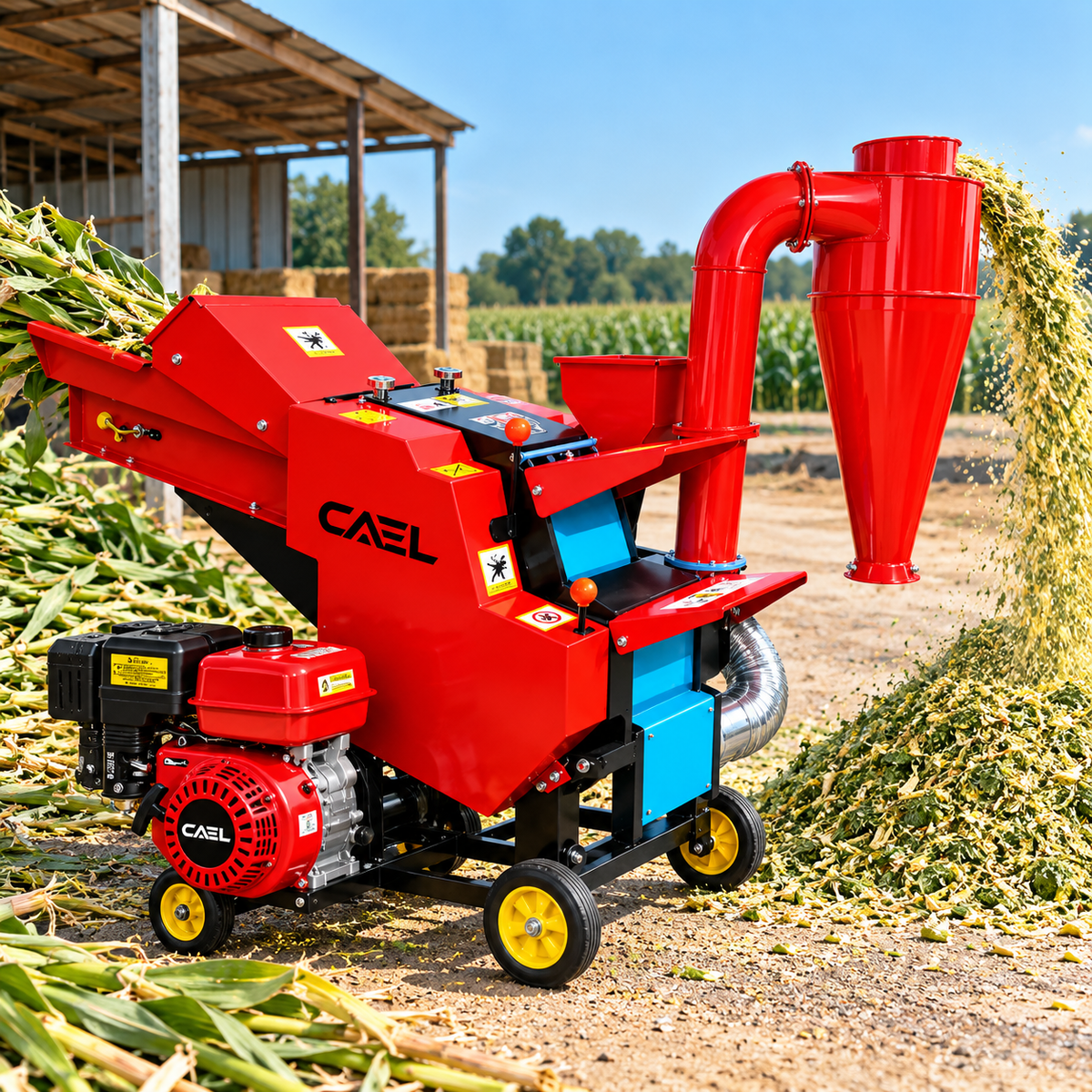 CAEL 9ZT-4.8C Multi-Function Chaff Cutter Machine