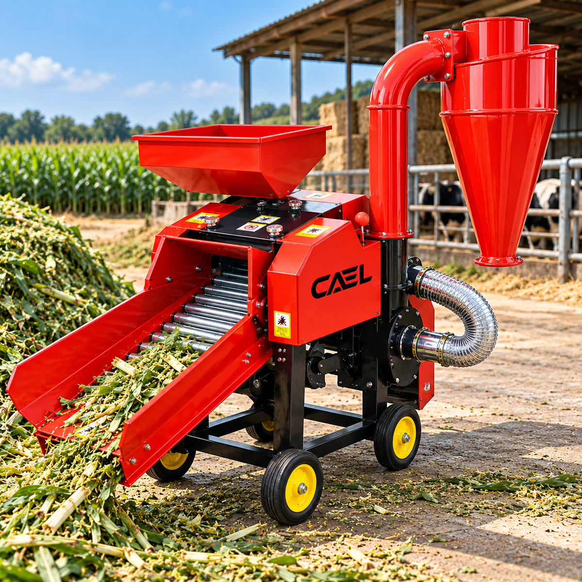 CAEL 9ZT-4.8C Multi-Function Chaff Cutter Machine