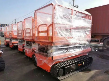 Rough Terrain Crawler Self-Propelled Scissor Lift /hydraulic electric track scissor lift -10m (33ft )