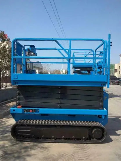 Rough Terrain Crawler Self-Propelled Scissor Lift /hydraulic electric track scissor lift -12m (39ft5)