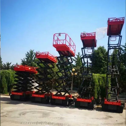Rough Terrain Crawler Self-Propelled Scissor Lift /hydraulic electric track scissor lift -12m (39ft5)