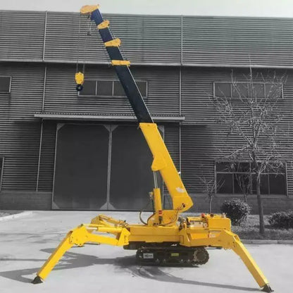 Rough Terrain Crawler Self-Propelled spider crane / spider boom lift 3T