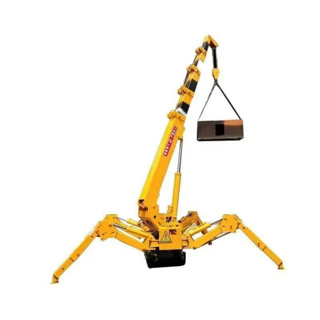 Rough Terrain Crawler Self-Propelled spider crane / spider boom lift 3T