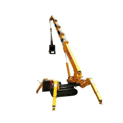 Rough Terrain Crawler Self-Propelled spider crane / spider boom lift 3T