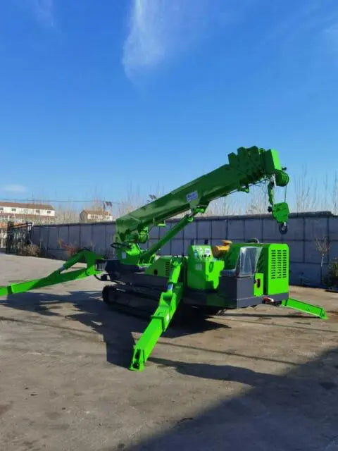 Rough Terrain Crawler Self-Propelled spider crane / spider boom lift 8T