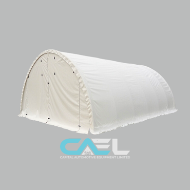 Ferme simple en forme de dôme de 20 pieds de large, 40 pieds de long et 12 pieds de haut