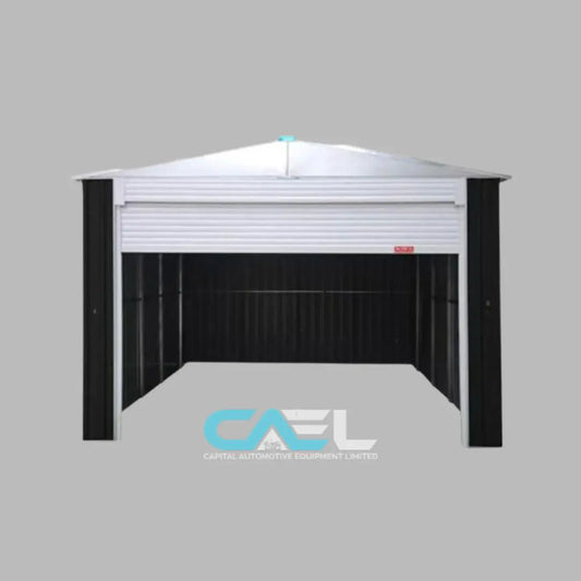 Single Garage Metal Shed with side entry 12(W) x19 (L) x 9.5(H)