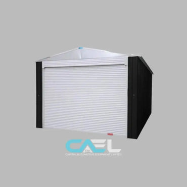 Single Garage Metal Shed with side entry 12(W) x19 (L) x 9.5(H)