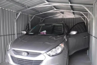 Single Garage Metal Shed with side entry 12(W) x19 (L) x 9.5(H)