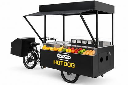 Bicicleta carrito de comida para barbacoa móvil de CAEL