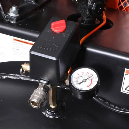 CAEL 7580G - 80 Gallon, 7.5 HP Stationary Electric Air Compressor, 6 Min Fill Time, 230V Induction Motor, 2 Stage