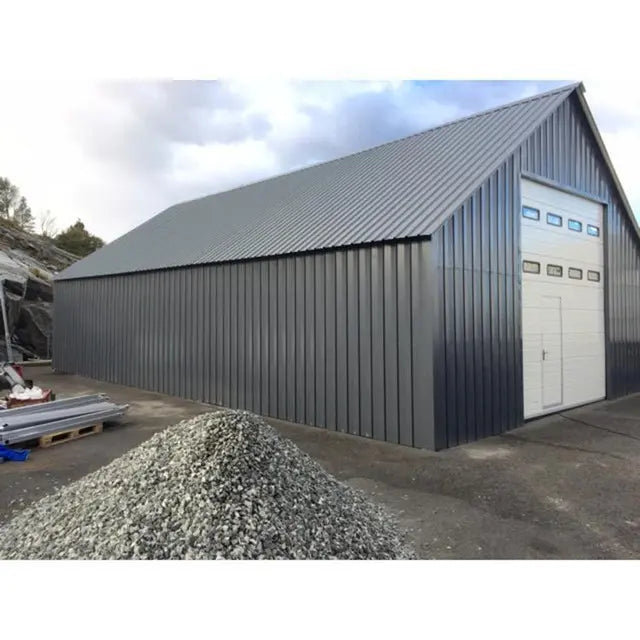 Steel Building Storage / Warehouse with electric overhead door 65′ X 33′ X 23′ (SBW-65)