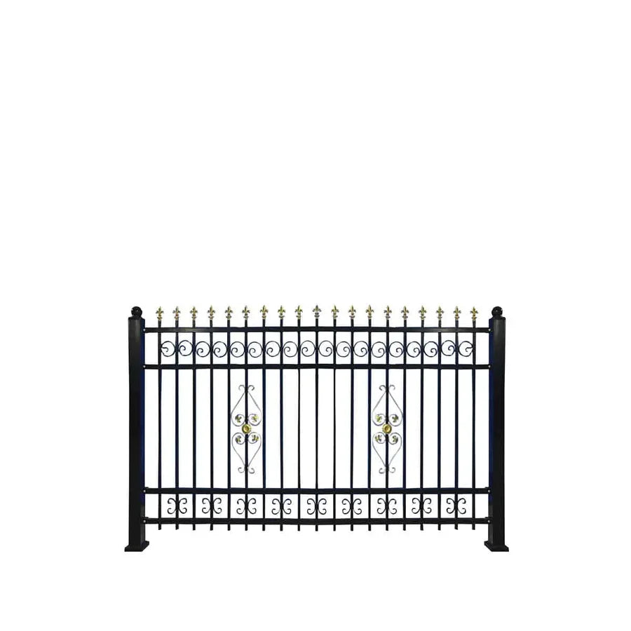 Driveway Steel Gate / Metal Garden Gate 20′ Wide