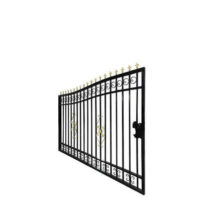 Driveway Steel Gate / Metal Garden Gate 20′ Wide