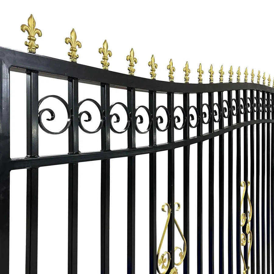 Driveway Steel Gate / Metal Garden Gate 20′ Wide