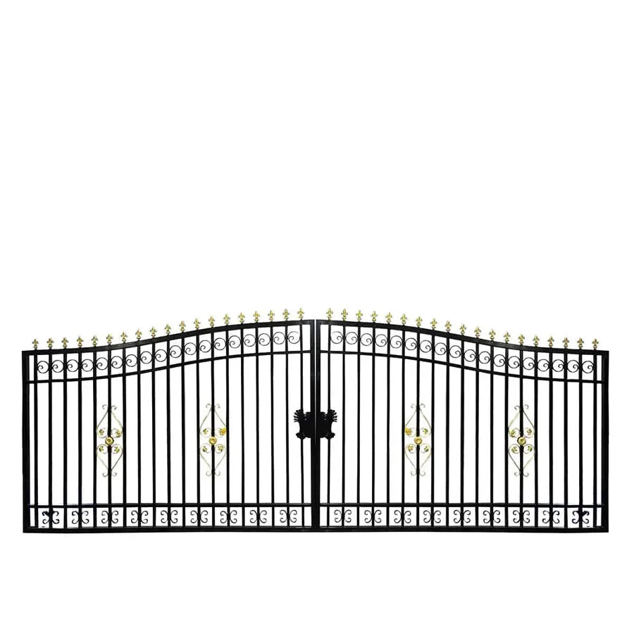 Driveway Steel Gate / Metal Garden Gate 20′ Wide
