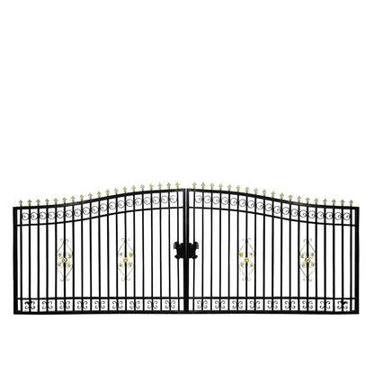 Driveway Steel Gate / Metal Garden Gate 20′ Wide