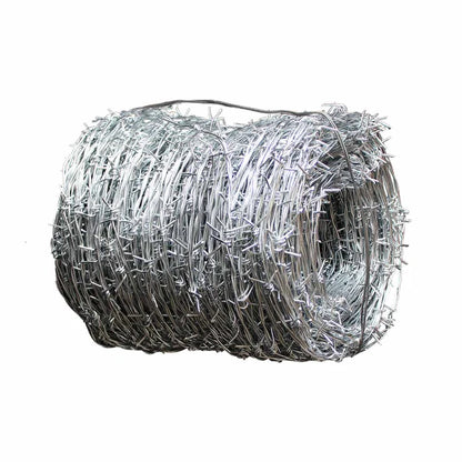 500-ft Barbed Wire, Triple-Layer Galvanized, High Tensile Strength, CAEL-BW15