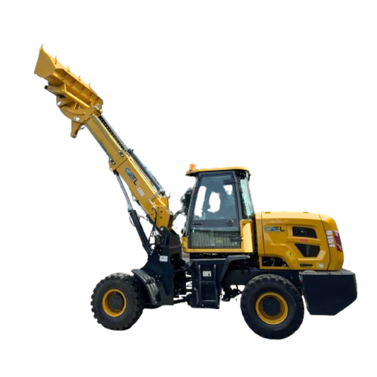 Telescopic boom wheel loader 1.5T with diesel Kohler engine