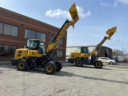 Telescopic boom wheel loader 2T with diesel Kohler engine